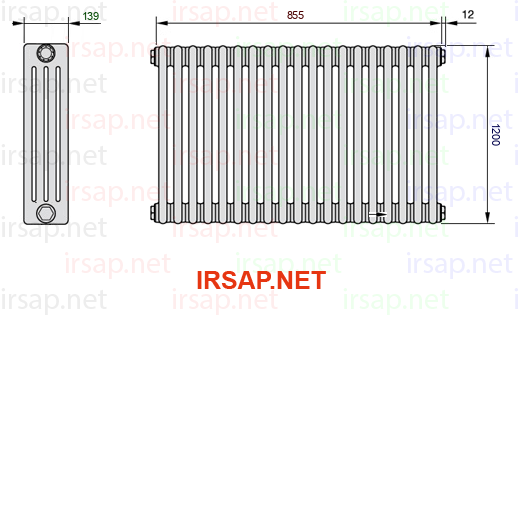 Радиатор IRSAP Tesi 41200/19 T14 CL 01